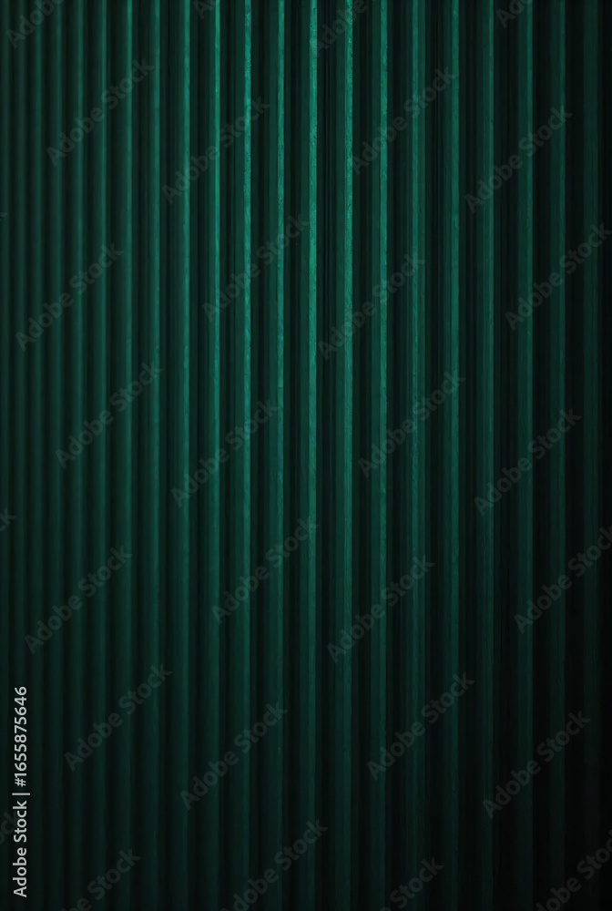Obraz premium Dark blue vintage abstract backdrop with vertical striped lines and a metallic gradient pattern