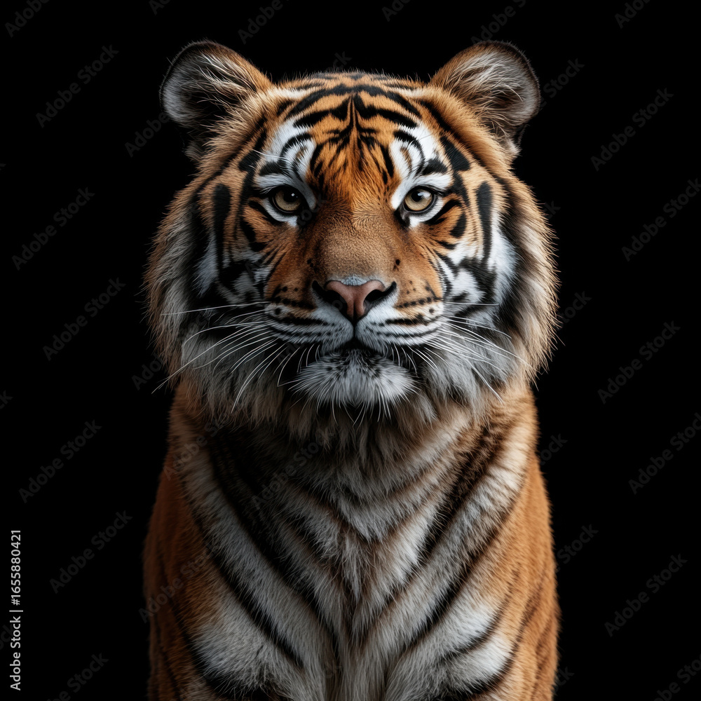 Fototapeta premium Tiger staring at camera.