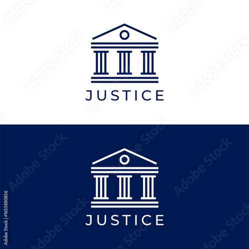 Law logo, icon, symbol design template