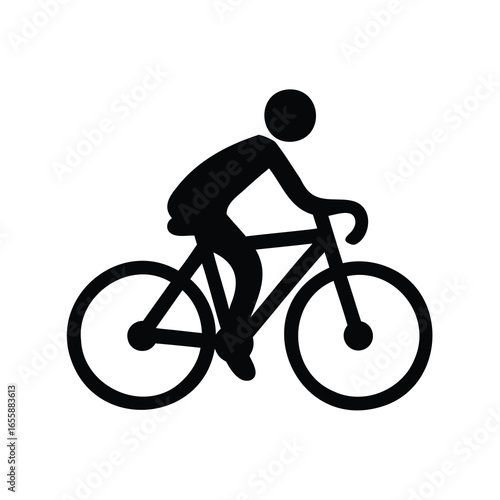 silhouette of a bicycle