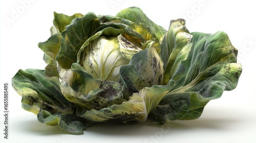 Vibrant green cabbage harvest farm field food photography agricultural landscape close-up fresh produce concept