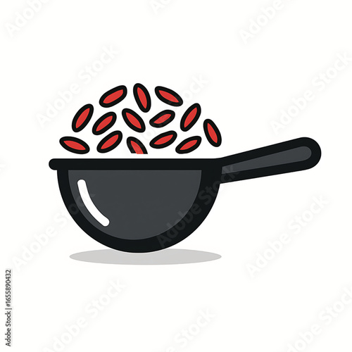 strainer grains icon