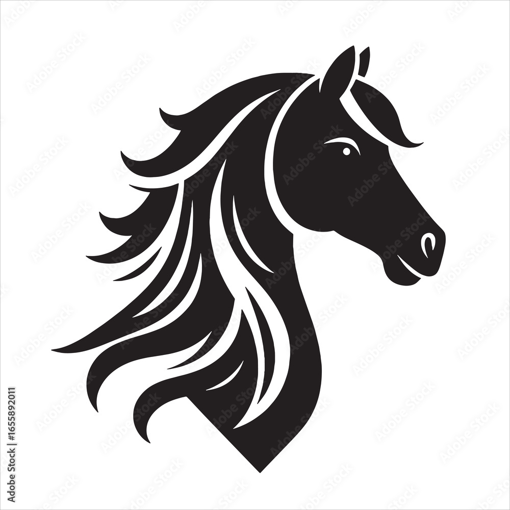 Fototapeta premium Horse Silhouette