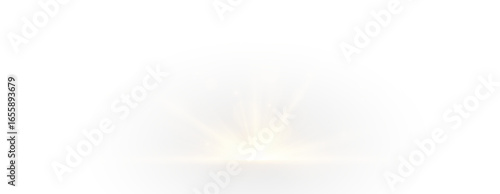 Sun, sunlight, sparkle, effect, stadium, spotlight create abstract glow. PNG bright beam flare shines in Overlay with transparent illumination. Futuristic burst PNG perfect for design visuals.