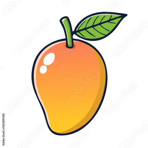vector illustration of an mango