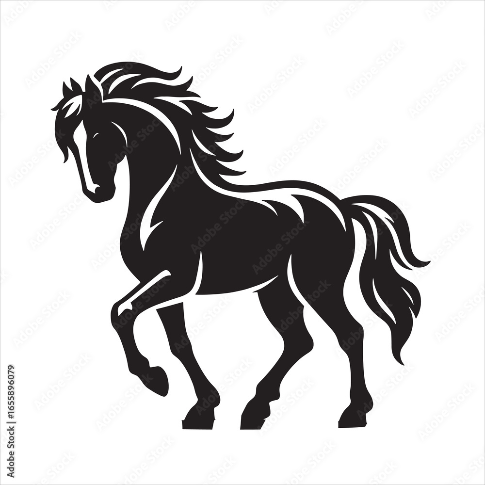 Obraz premium Horse Silhouette