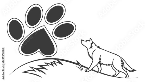 dog with bone
