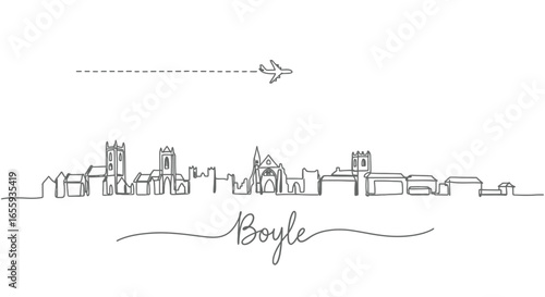 Boyle with Ireland Skyline Travel Minimal.