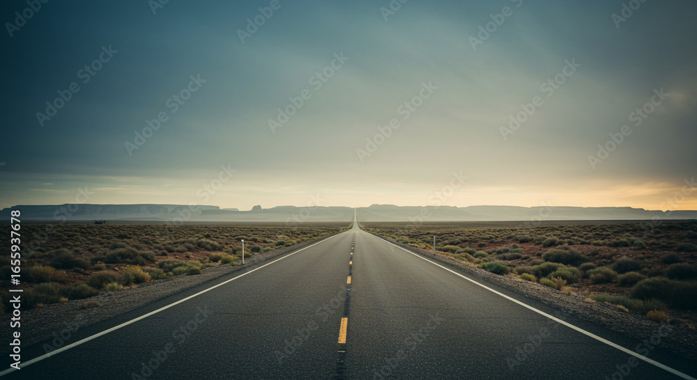 Fototapeta premium Open Road Horizon