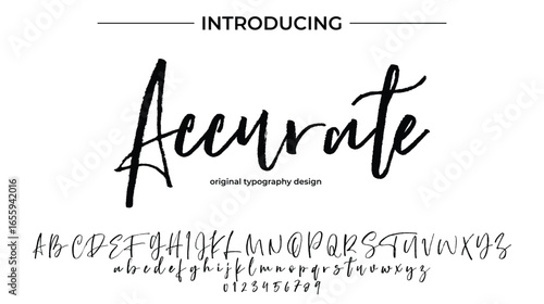 Accurate - Elegant Script Font for Smooth Handwritten Design and Creative Typography