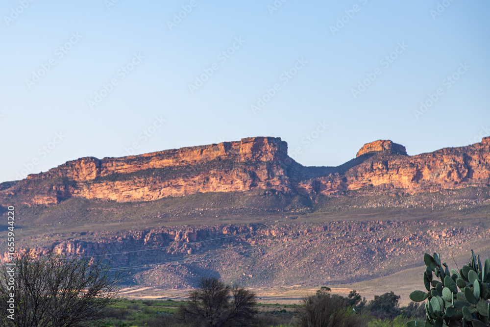 Fototapeta premium Look onto the Gifberg in the Western Cape of South Africa
