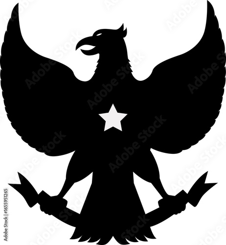A joyful cartoon character leaping with arms raised in celebration, showing pure happiness.