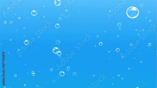 Wallpaper Mural Floating bubbles animation background Torontodigital.ca