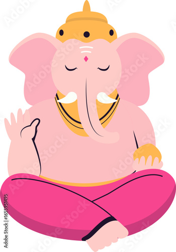 A joyful cartoon character leaping with arms raised in celebration, showing pure happiness.