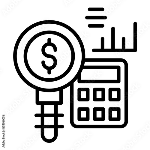 Budget Analysis Icon