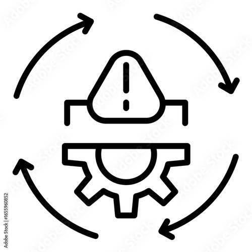 Risk Management Icon