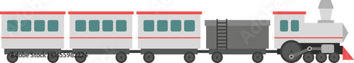 vector illustration of train
