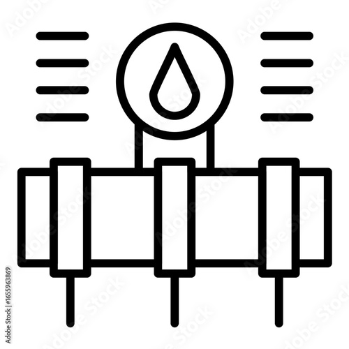 Slika na platnu Water Supply Icon