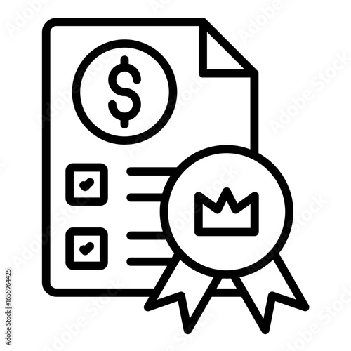 Loan Underwriting Icon