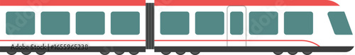 vector illustration of train
