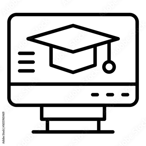 Distance Learning Icon