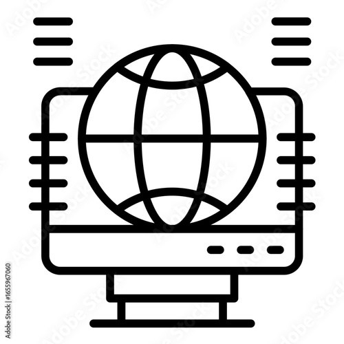 Remote Work Icon