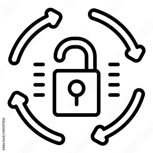 Transaction Lock Icon