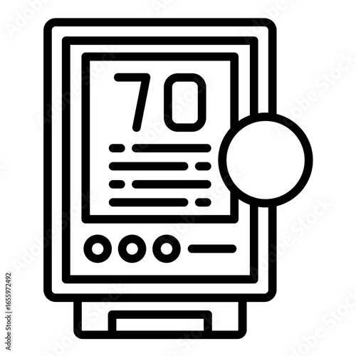 Blood Oxygen Level Icon