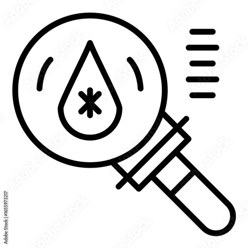 Contaminated Water Icon