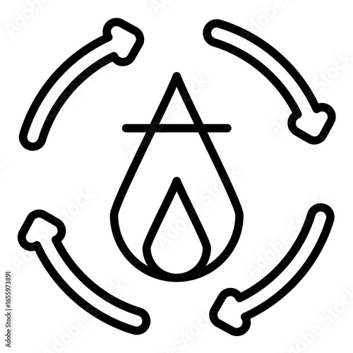 Recycled Water Icon