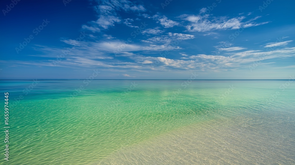 Fototapeta premium 広大な海の風景