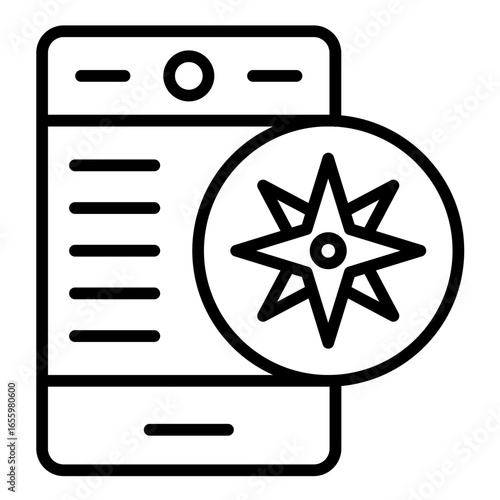 Compass Sensor Icon