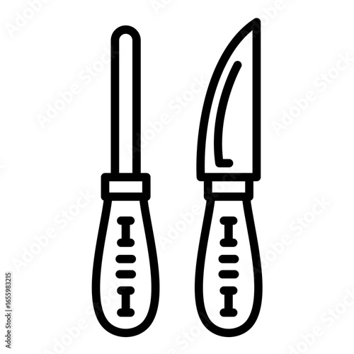 Sharpening Knife Icon