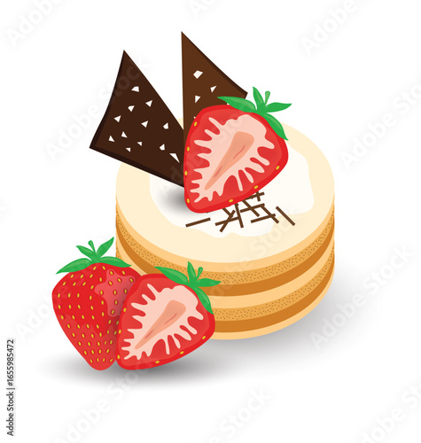 Cake vector illustration