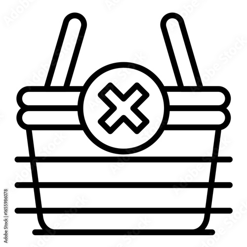 Cart Declined Icon