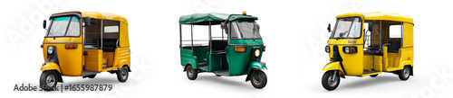 sets of auto rickshaw. south asian transfort