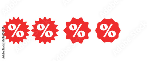  the discount flat vector icon. Discounts flat vector icon. Sale flat vector icon