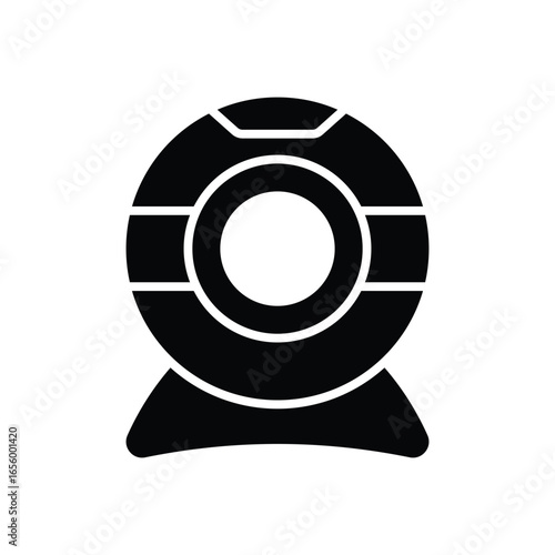 web cam icon vector design template simple and clean