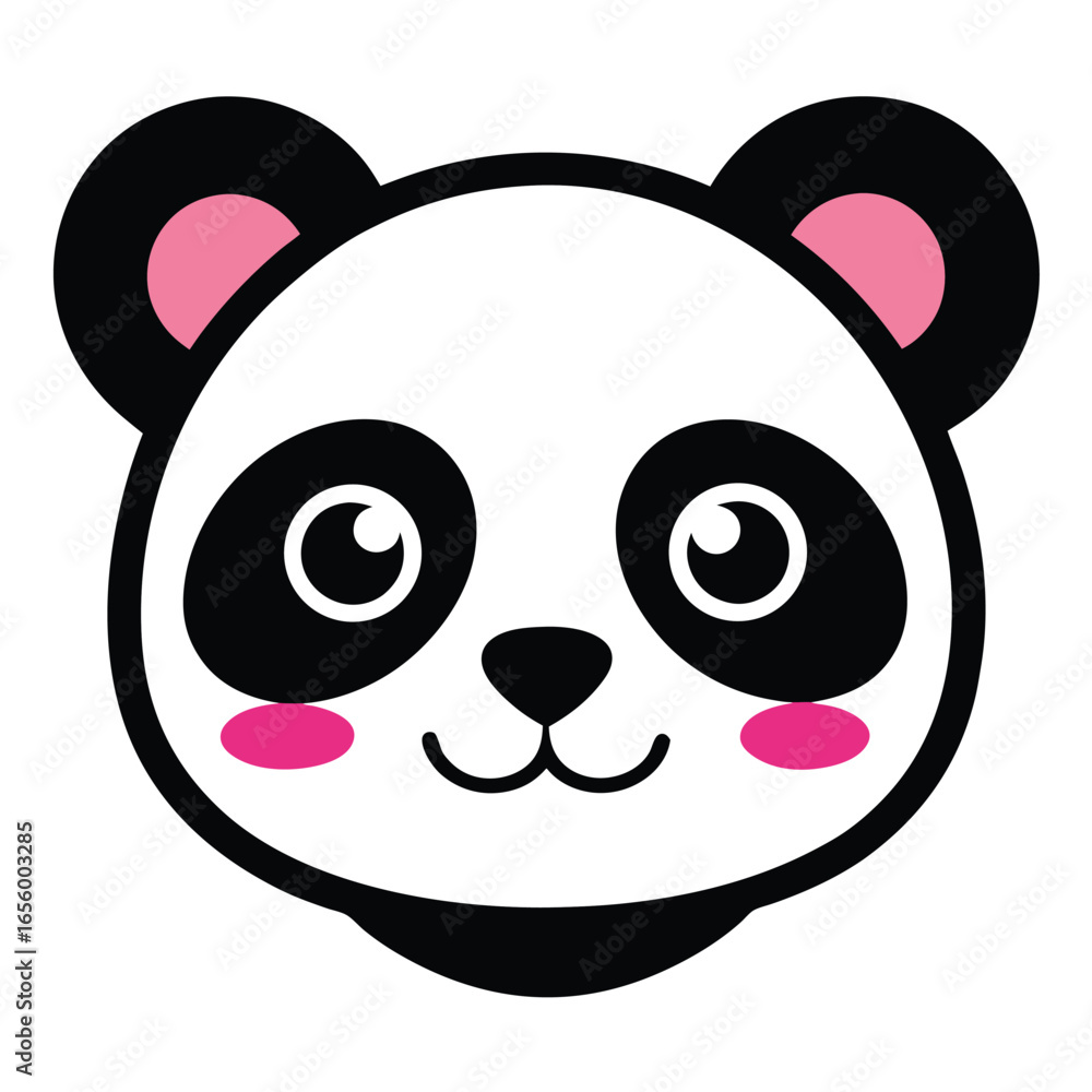 Fototapeta premium Adorable Panda Face