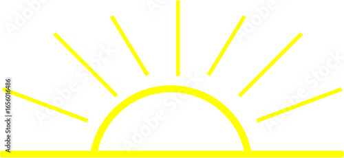 vector illustration of sun, sun clip art.