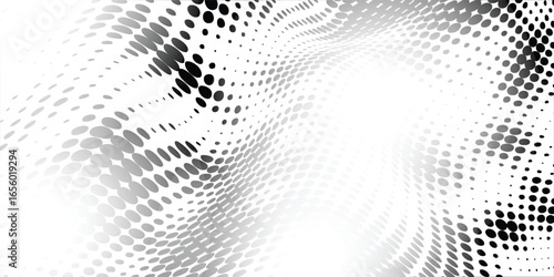 background dot Halftone gradient. Dotted gradient, smooth dots spraying and halftones dot background seamless modern arts