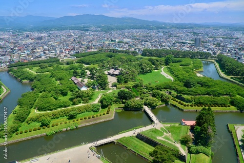 五稜郭跡・五稜郭タワーからの眺望（北海道・函館市）