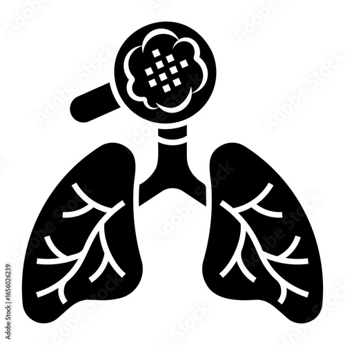 asthma Solid icon