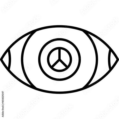 Color Blindness Icon Vector Element