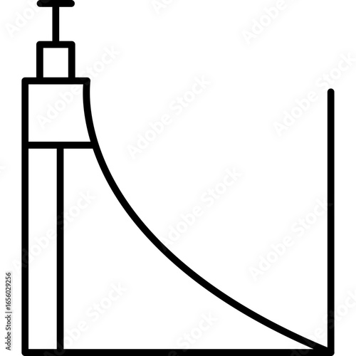 Ramp Icon Vector Element