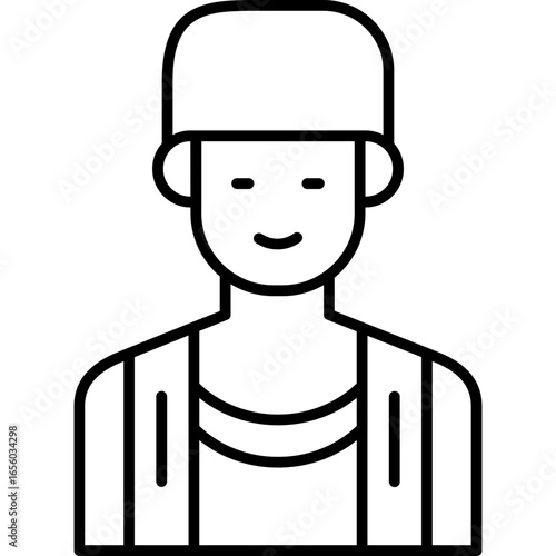 Headmaster Icon Vector Element