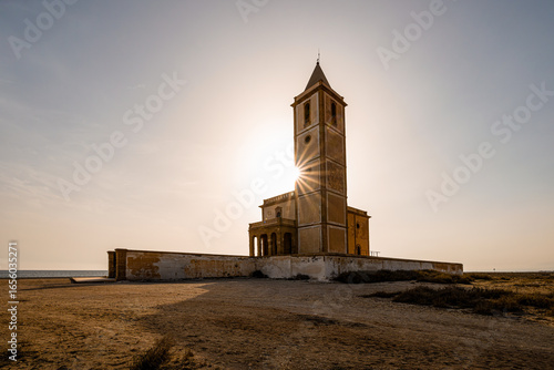Church of Cabo de Gata, Almeria, Andalusia, Spain, National Park
