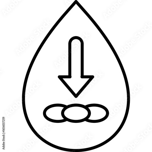 Anemia Icon Vector Element