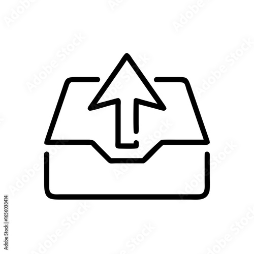 Inbox icon illustration
