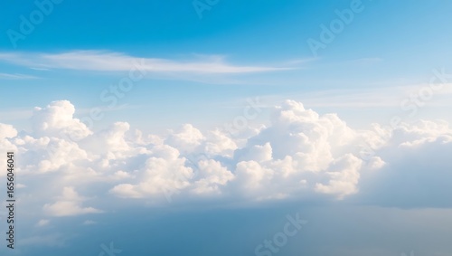 blue sky with clouds